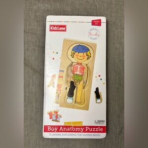 KidzLane Boy Anatomy Puzzle, NIB